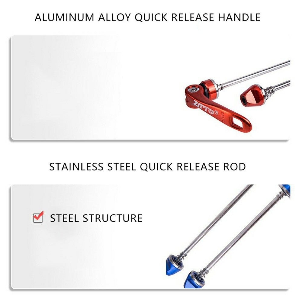 ZTTO QR1 1 Pair Bike Axle Quick Release Skewer MTB Bicycle Front Rear Axle Wheel Hub Quick Release Rod ZTTO QR1 1 Pair Bike Axle Quick Release Skewer MTB Bicycle Front Rear Axle Wheel Hub Quick Release Rod